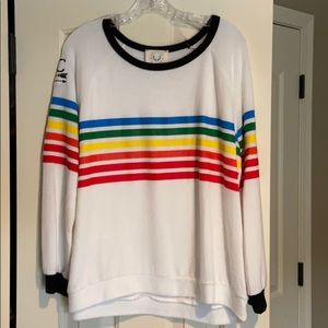 Sideline Chic KC rainbow sweater